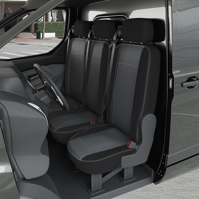Passform Sitzbezüge Transporter für VW Caddy, passgenauer Stoff