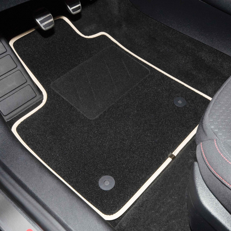 Für Volvo V40 2013 ~ 2019 Leder Auto Fußmatten Wasserdichte Matte,  Allwetter Auto Fußmatten Vorne Hinten Carpet Matte Von 92,9 €