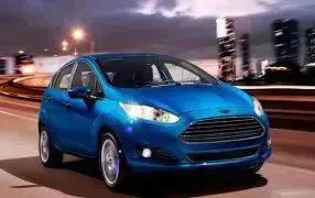 Für Ford Fiesta Schonbezüge Sitzbezug Sitzbezüge Schwarz Blau Vorne 1+